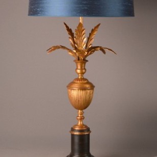 Bespoke vintage inspired Palmette table lamp.